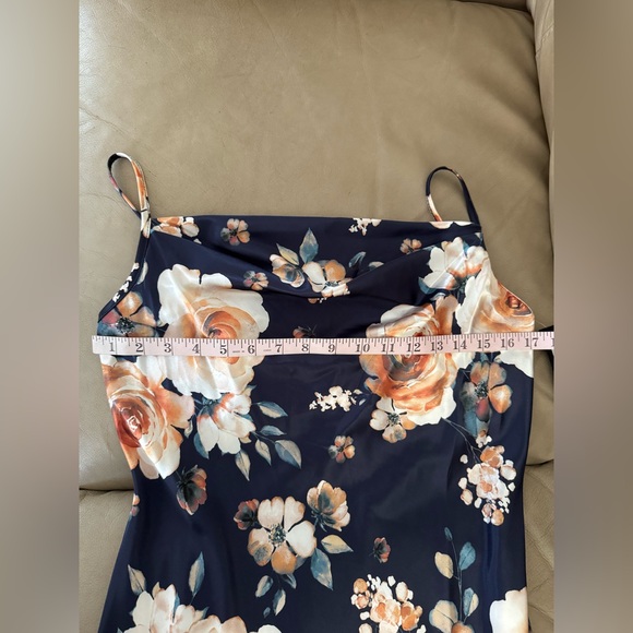 bebe Women's Satin Midi Dress Cowl Neck. Size M. MSRP $99.95 - Picture 12 of 16